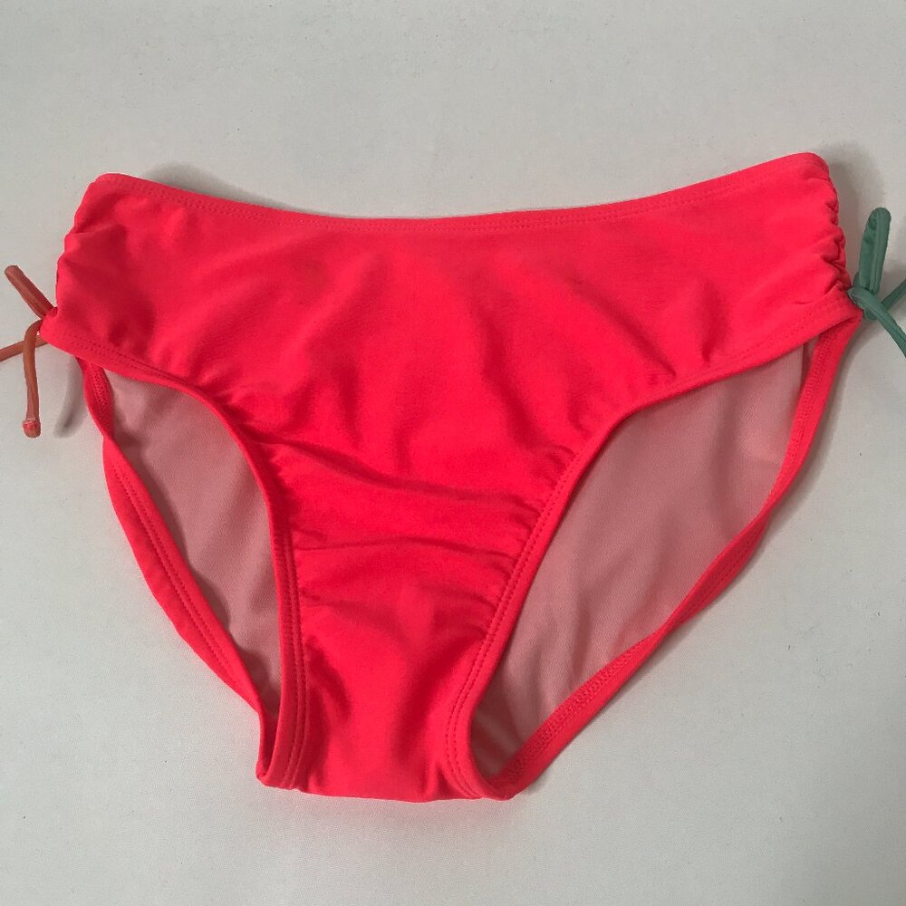 New Girls Cat & Jack Solid Pink Bathing Suit Bikini Bottom XL (14/16)
